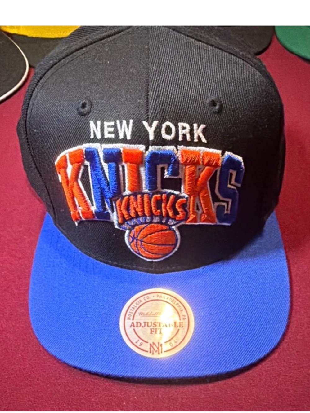 New York Knicks adjustable Cap - Black & Blue